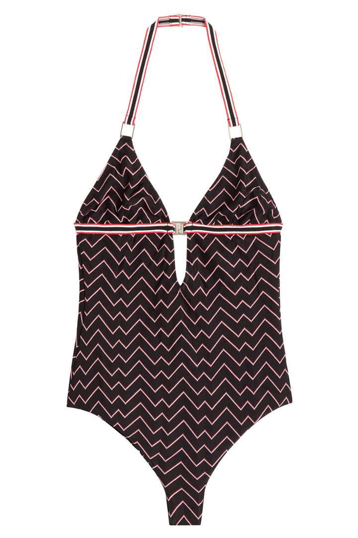Missoni Mare Missoni Mare Chevron Knit One-piece - Multicolor