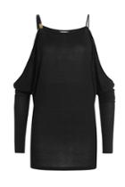 Anthony Vaccarello Anthony Vaccarello Cutout Shoulder Dress - Black