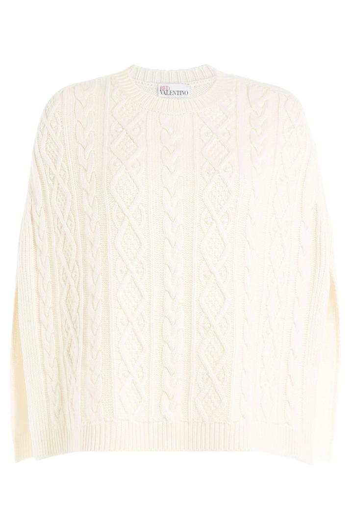 R.e.d. Valentino R.e.d. Valentino Cape With Wool, Angora And Cashmere - None