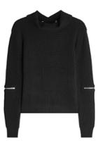 81 Hours 81 Hours Superfine Wool Turtleneck Pullover With Zippers