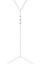 Diane Kordas Diane Kordas Starburst 18kt Rose Gold Body Chain With White Diamonds - None