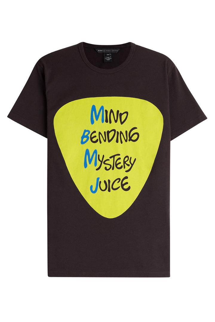 Marc By Marc Jacobs Marc By Marc Jacobs Printed Cotton T-shirt - Black