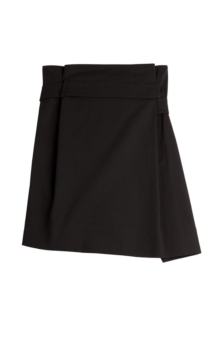 Jil Sander Cotton Draped Skirt
