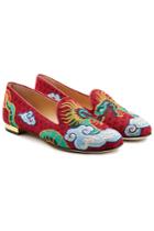 Charlotte Olympia Charlotte Olympia Printed Loafers