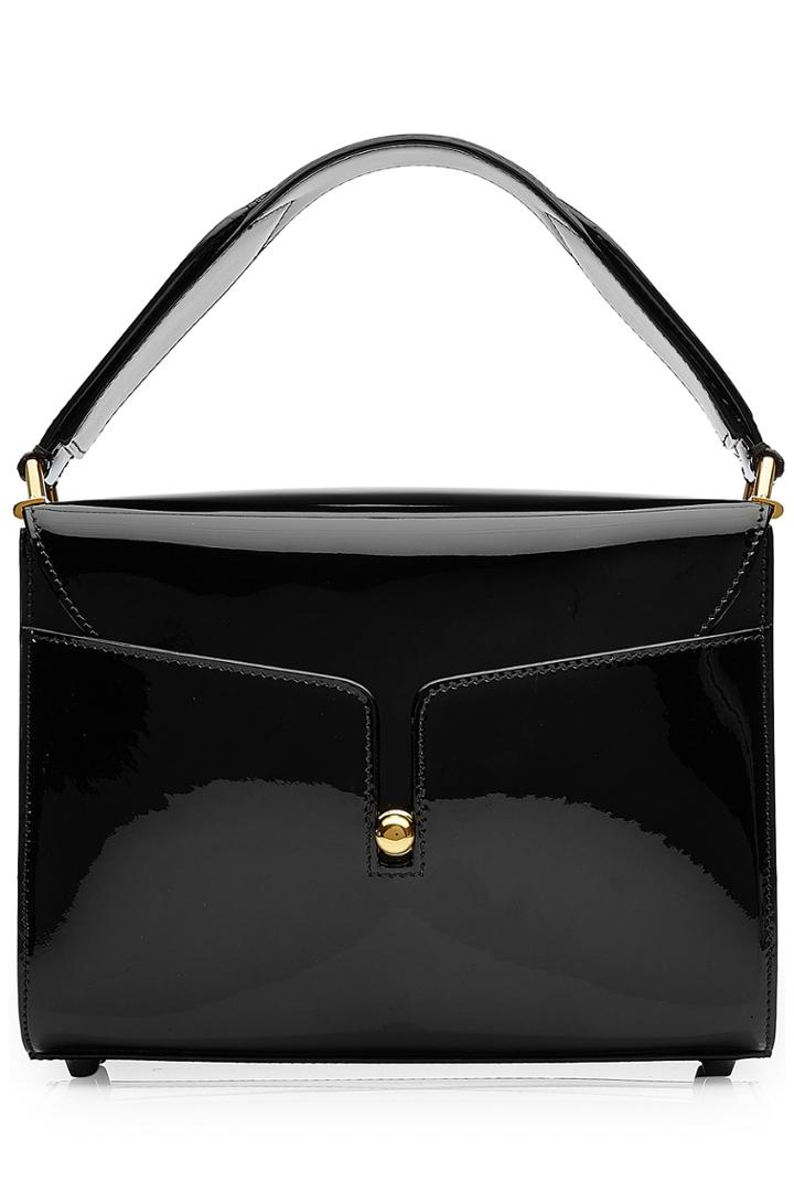 Marc Jacobs Marc Jacobs Patent Leather Tote - Black