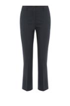 Jil Sander Navy Jil Sander Navy Cropped Pants With Wool