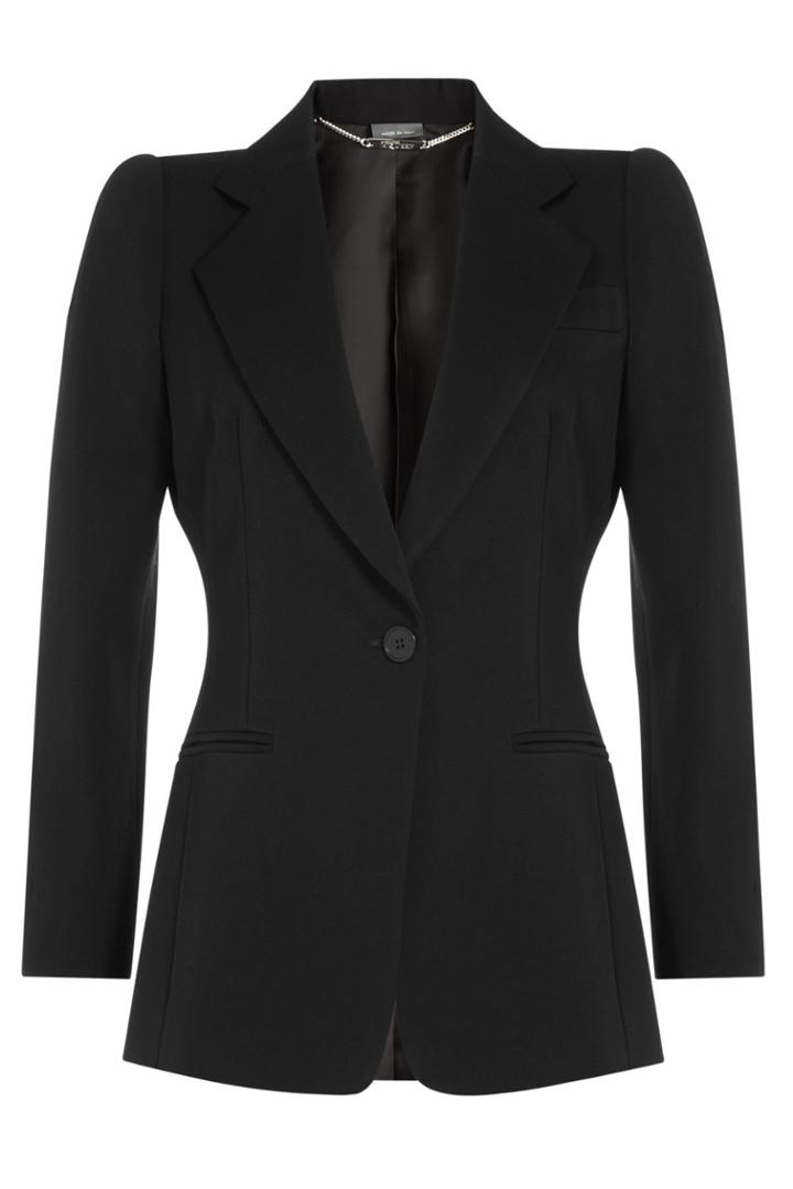 Alexander Mcqueen Alexander Mcqueen Tailored Wool Blazer
