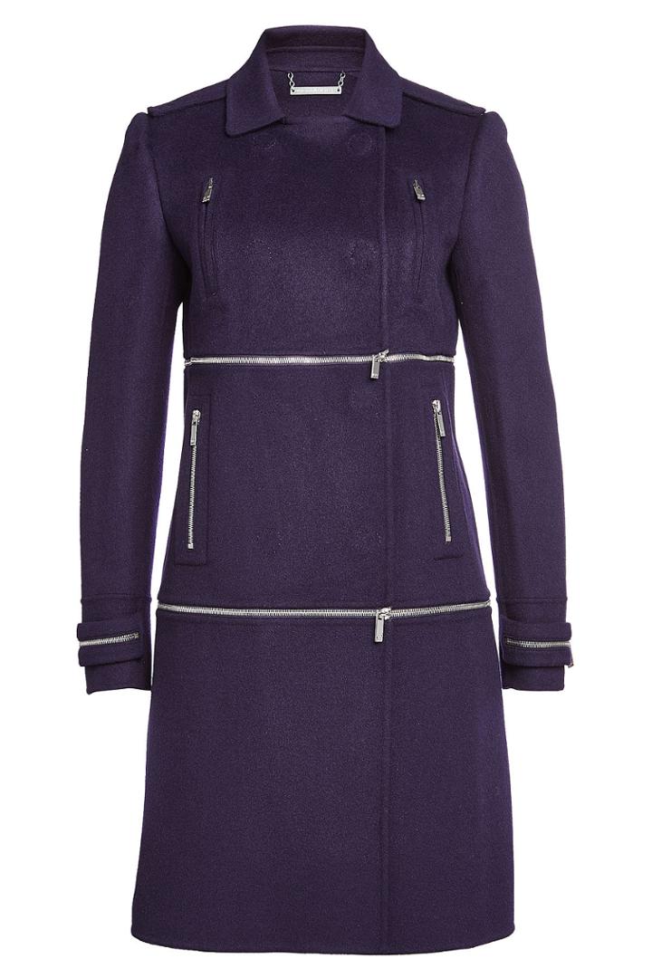 Diane Von Furstenberg Diane Von Furstenberg Wool Coat With Zippers