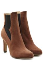 Paul Andrew Paul Andrew Suede High Heel Chelsea Boots