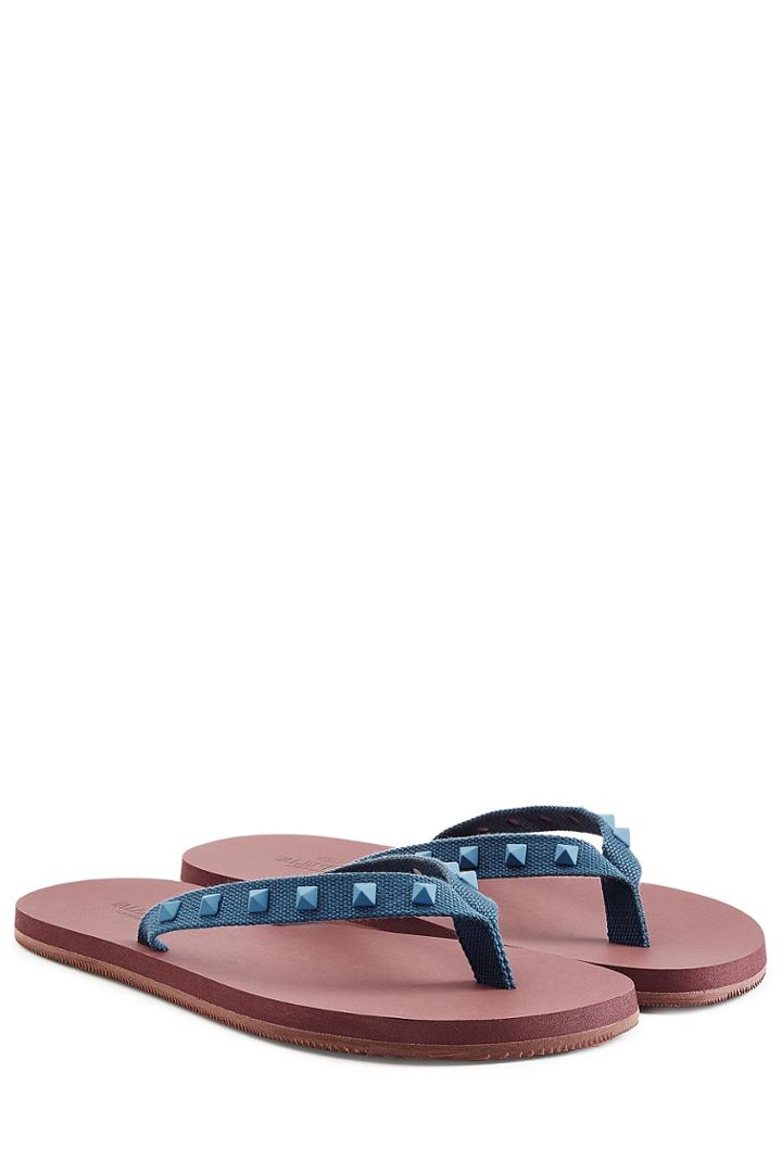 Valentino Valentino Rubber Rockstud Flip Flops - Multicolor