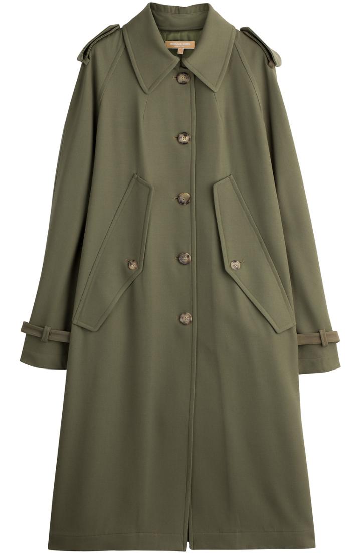 Michael Kors Vrigin Wool Trench Coat