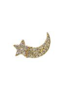 Marc Jacobs Marc Jacobs Embellished Sterling Silver Shooting Star Stud