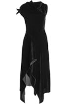 Roland Mouret Roland Mouret Floor Length Velvet Gown With Silk
