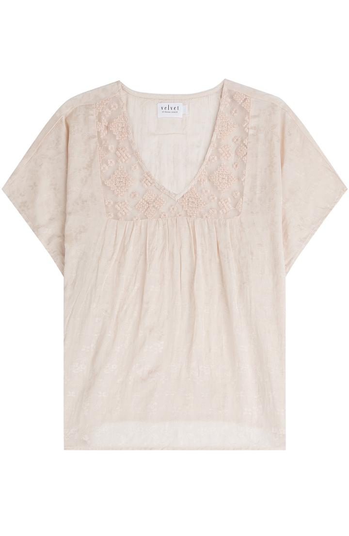 Velvet Kenley Embroidered Blouse