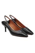 Vetements Vetements Leather Slingback Kitten Heel Pumps
