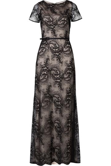 Catherine Deane Catherine Deane Floor-length Lace Gown - Black