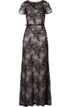 Catherine Deane Catherine Deane Floor-length Lace Gown - Black