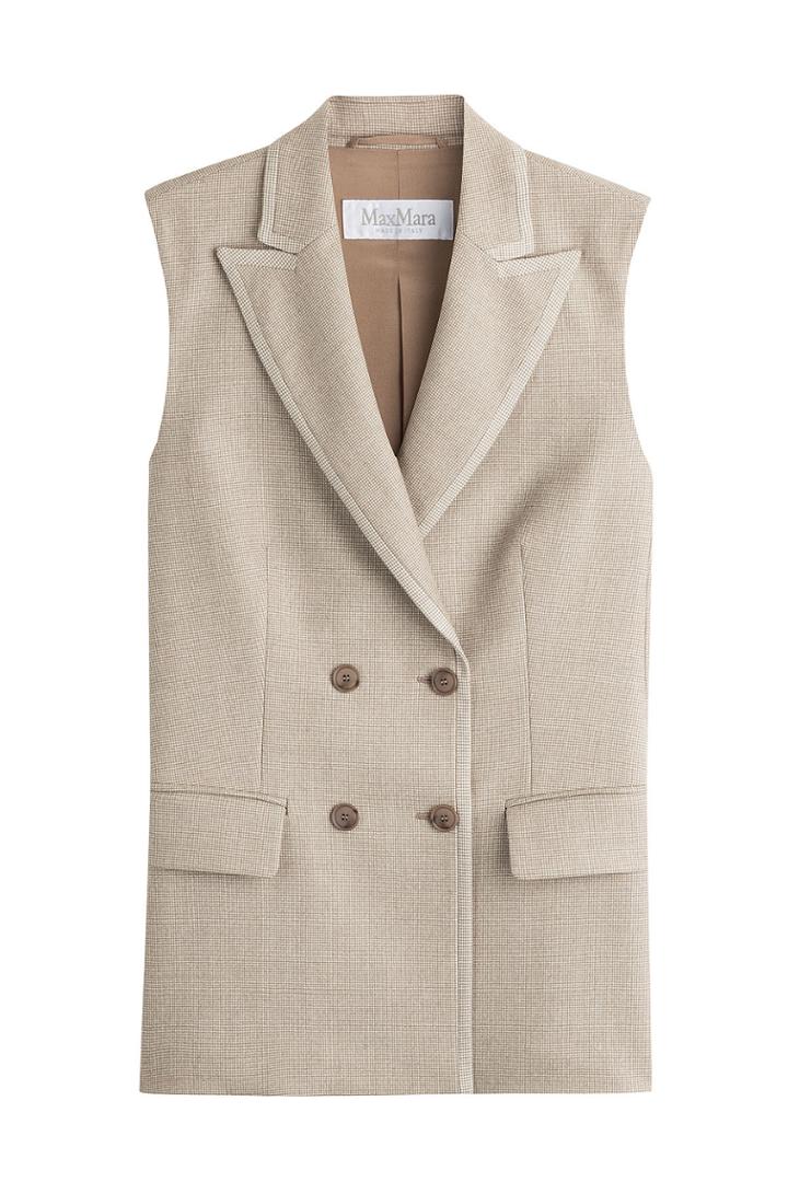 Max Mara Max Mara Double Breasted Wool Vest