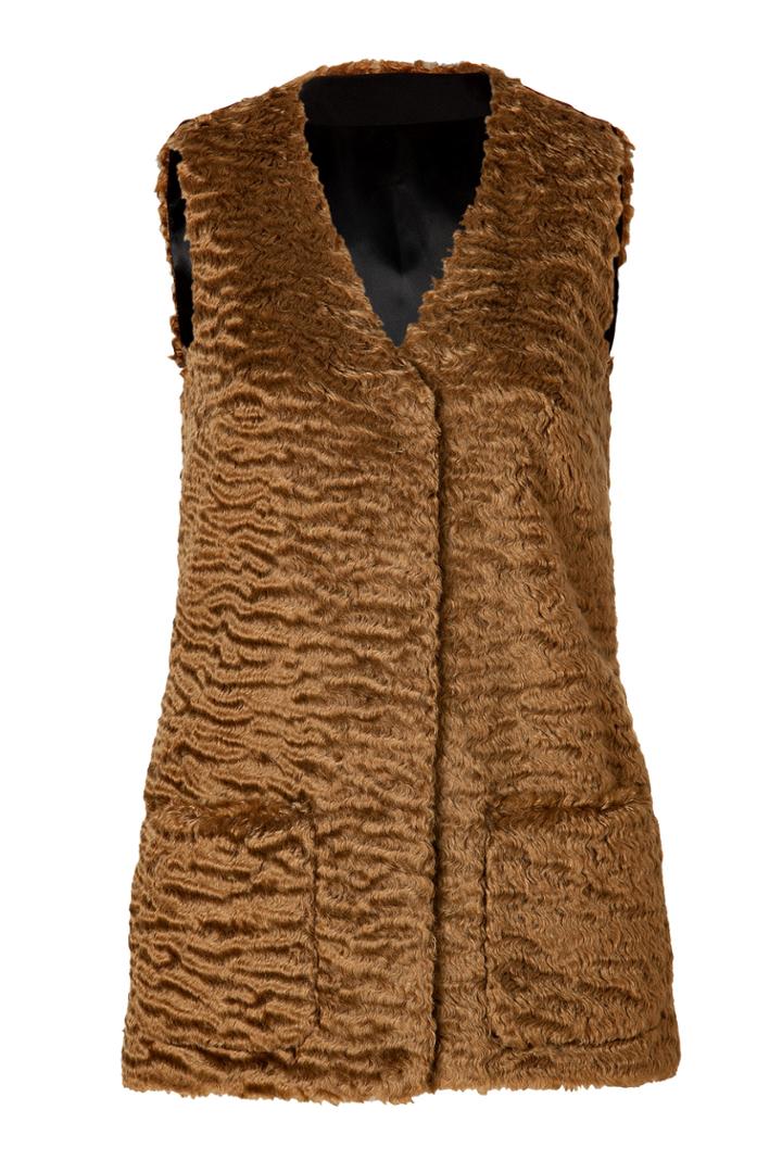 Jil Sander Navy Jil Sander Navy Mohiar-wool Vest - Brown