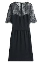 The Kooples The Kooples Dress With Lace - Blue