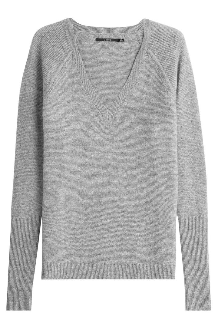 J Brand J Brand Wool Pullover With Cashmere - Grey