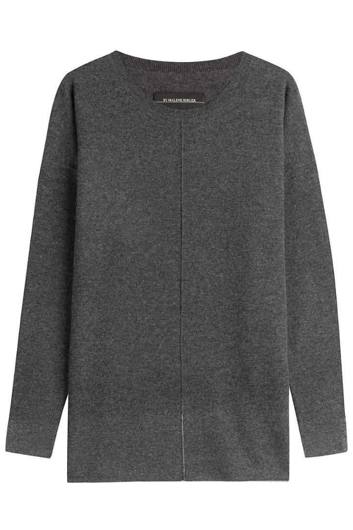 By Malene Birger By Malene Birger Wool-cashmere Oversized Pullover - Grey