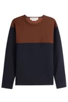 Marni Marni Two-tone Sweatshirt With Virgin Wool