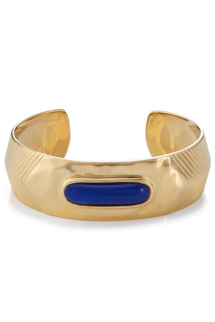 Aurélie Bidermann Aurélie Bidermann 18kt Yellow Gold Bangle With Lapis