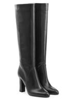 Diane Von Furstenberg Diane Von Furstenberg Leather Knee Boots - Black