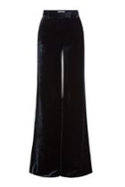 Emilio Pucci Emilio Pucci Wide Leg Velvet Pants - Blue