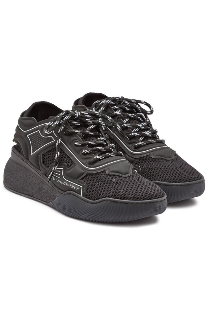 Stella Mccartney Stella Mccartney Mesh Sneakers With Rubber Overlay