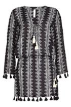 Cool Change Cool Change Printed Tunic With Tassels