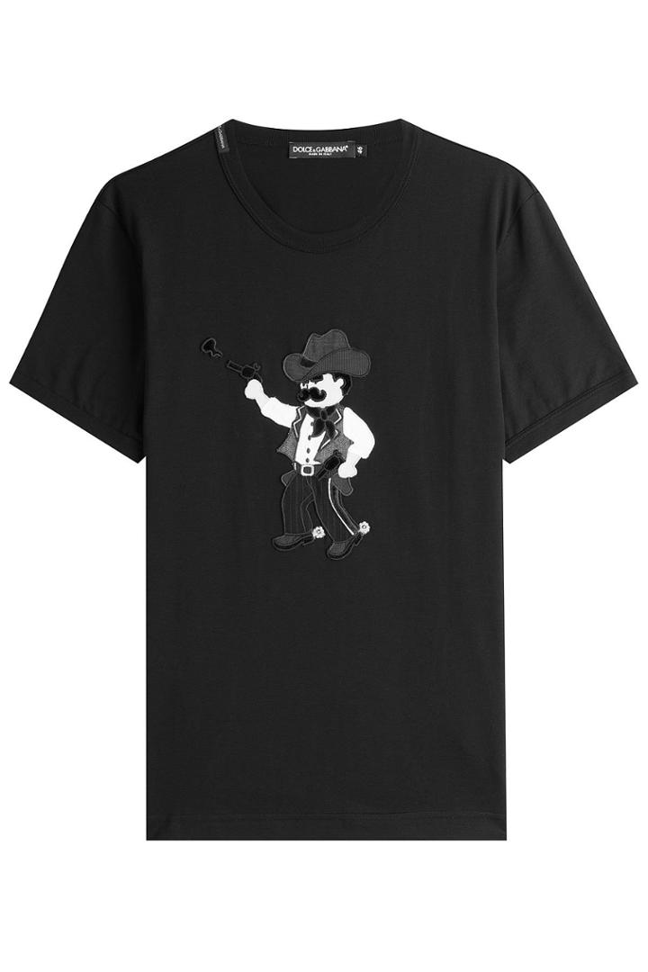 Dolce & Gabbana Dolce & Gabbana Cotton Sweatshirt With Cowboy Motif - White