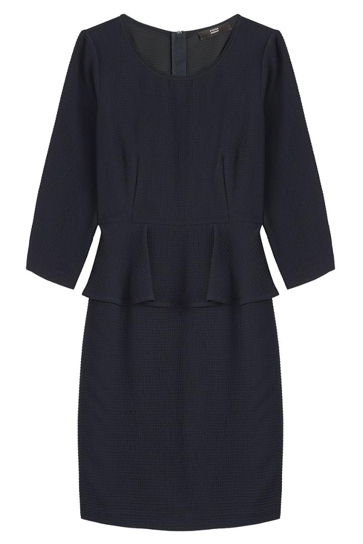 Steffen Schraut Steffen Schraut Crepe Dress With Peplum Waist - Blue