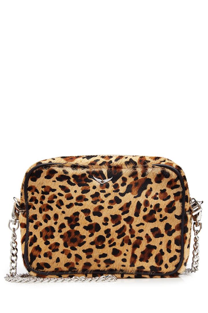 Zadig & Voltaire Zadig & Voltaire Pony Hair Shoulder Bag - Animal Print