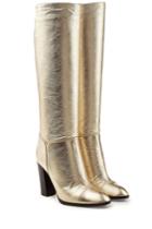 Marc Jacobs Marc Jacobs Metallic Leather High Boots