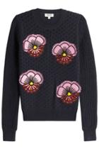 Kenzo Kenzo Wool Pullover With Appliques - Blue
