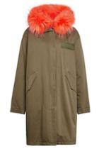 Army By Yves Salomon Army By Yves Salomon Cotton Parka With Fur Collar