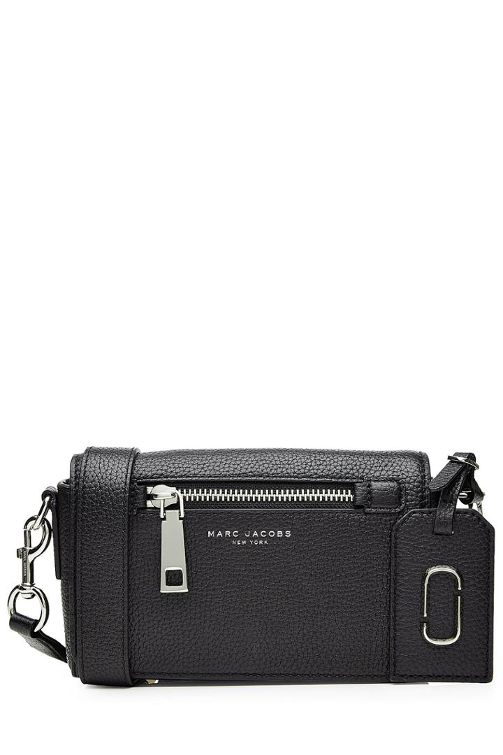 Marc Jacobs Marc Jacobs Gotham City Leather Cross Body Bag - Black