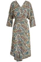 Diane Von Furstenberg Diane Von Furstenberg Asymmetric Printed Silk Dress