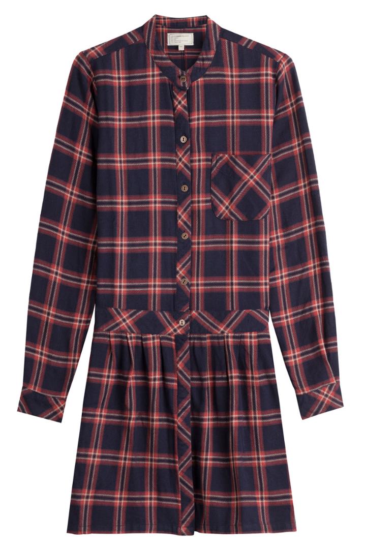 Current/elliott Current/elliott Printed Cotton Shirt Dress - Multicolor