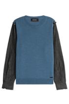 Dsquared2 Dsquared2 Knit Pullover With Denim Sleeves - None