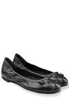 Marc By Marc Jacobs Marc By Marc Jacobs Leather Mouse Ballet Flats - Black