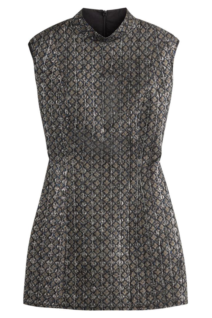 Maison Margiela Maison Margiela Metallic Dress With Wool - Multicolored