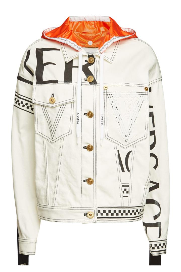 Versace Versace Printed Denim Jacket