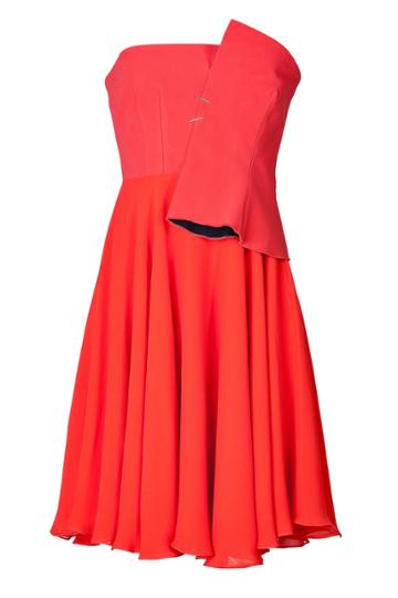 Marios Schwab Marios Schwab Strapless Dress With Sculptural Bodice - None