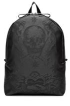 Alexander Mcqueen Alexander Mcqueen Fabric Backpack With Leather - Black