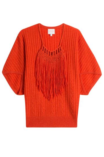 Claudia Schiffer Claudia Schiffer Wool Pullover With Cashmere - Orange