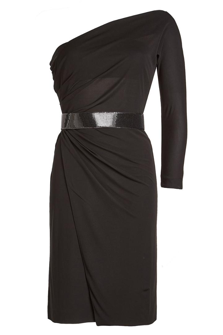 Dsquared2 Dsquared2 Asymmetric Dress With Sequins - Black