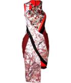 Prabal Gurung Mixed Media Jacquard Dress